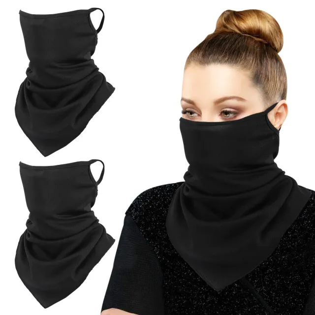 MoKo bandana scaldacollo triangolare poliestere traspirante 3 pezzi