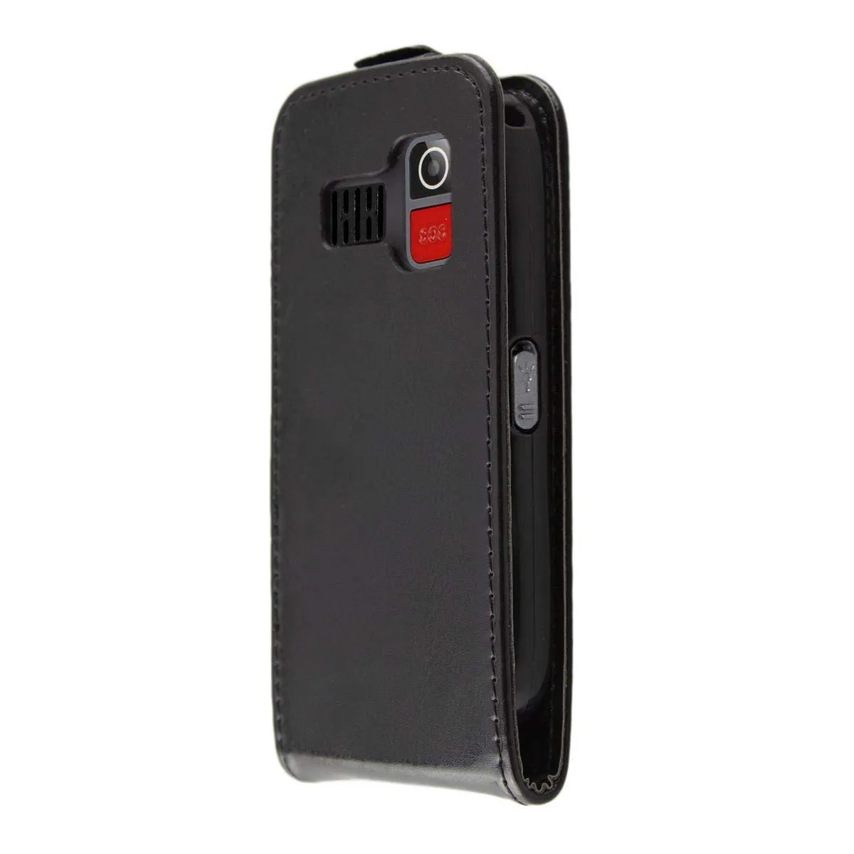 caseroxx Flip Cover Artfone CS182/188 custodia nera magnetica