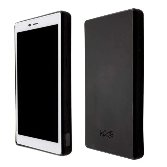 caseroxx TPU custodia GlocalMe G4 Pro nera antiurto