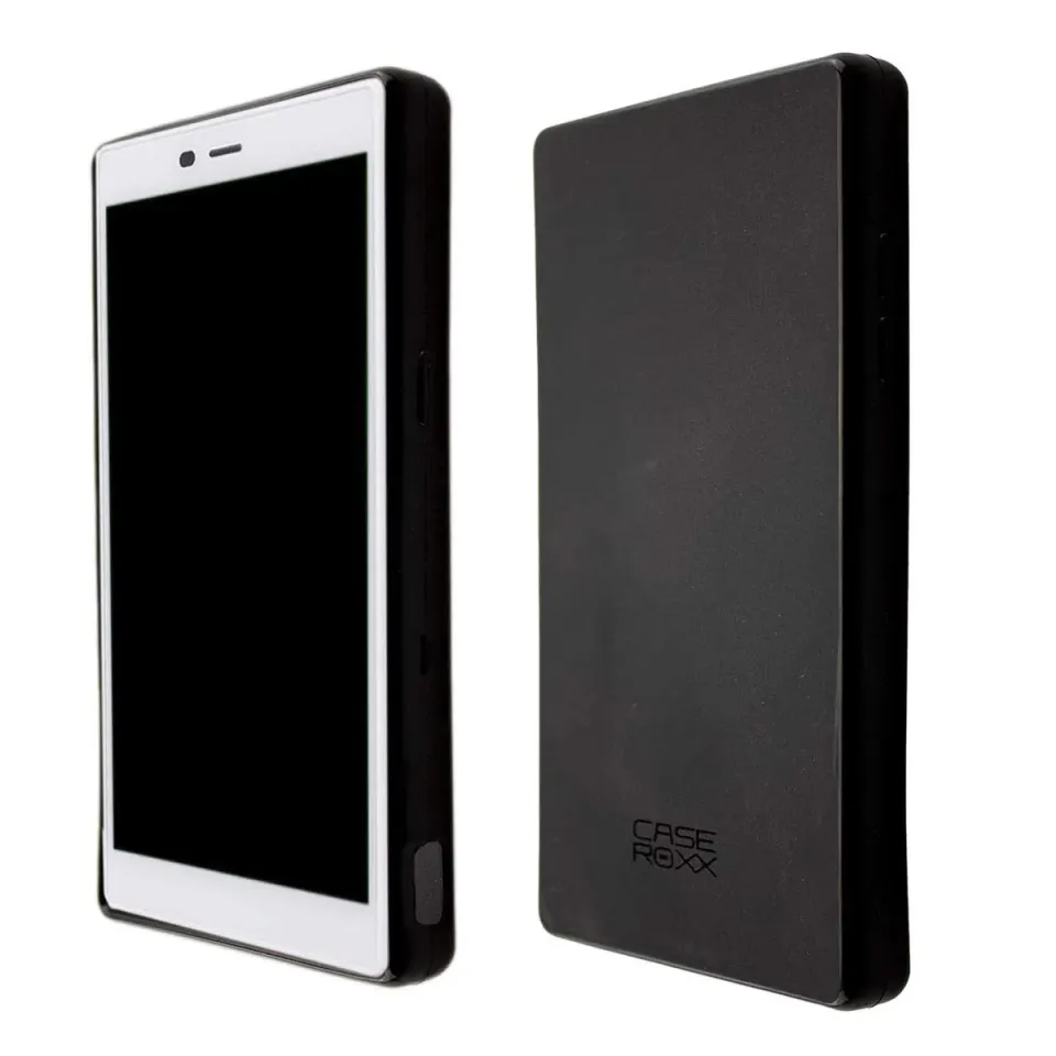 caseroxx TPU custodia GlocalMe G4 Pro nera antiurto