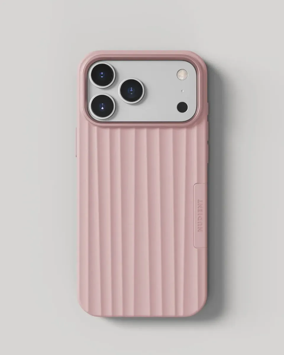 Nudient Bold Case iPhone 17 Pro Max cover Dusk Pink MagSafe