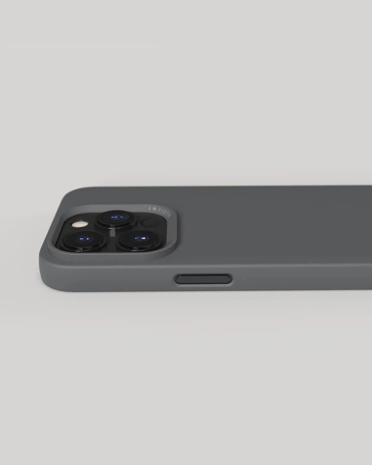 Nudient Thin Case custodia iPhone 14 Pro grigia senza MagSafe