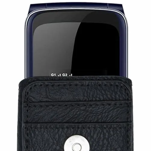 caseroxx Guwet 2G borsello cintura pelle azzurro passante