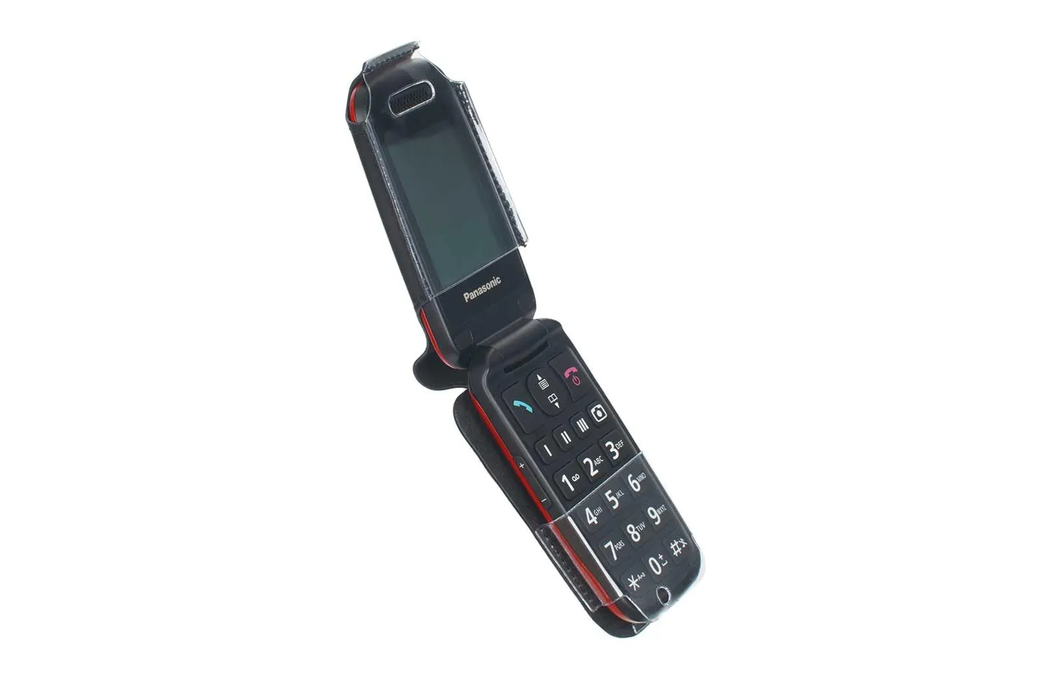 caseroxx Pelle Panasonic KX-TU446 TU456 TU466 borsello nero