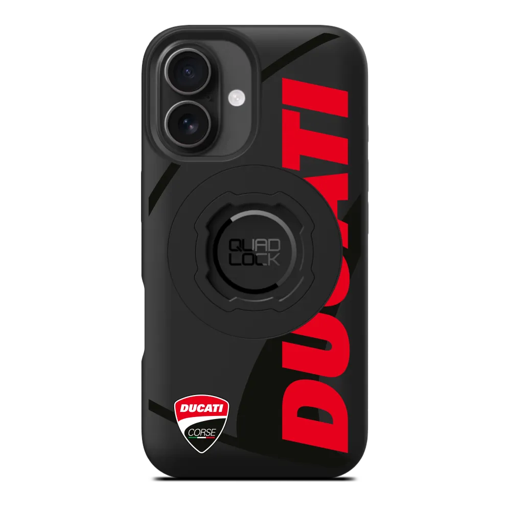 Quad Lock MAG Ducati Corse custodia iPhone protezione urti