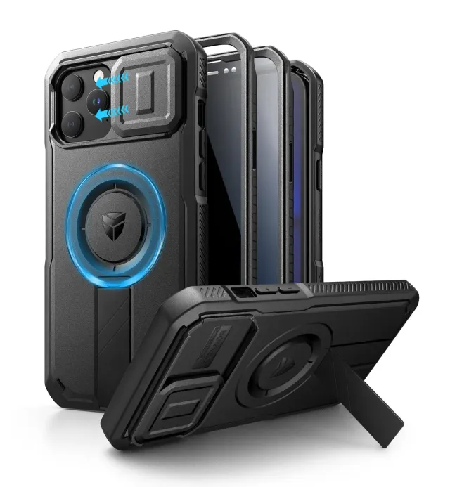 Dexnor iPhone 12 Pro Max custodia privacy nera MagSafe