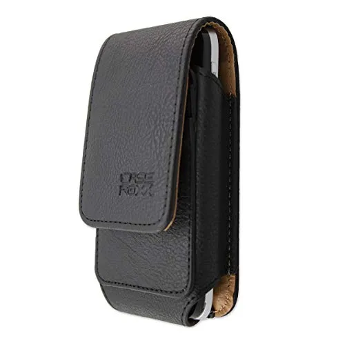 caseroxx Alcatel 2008G borsa pelle nera con passante
