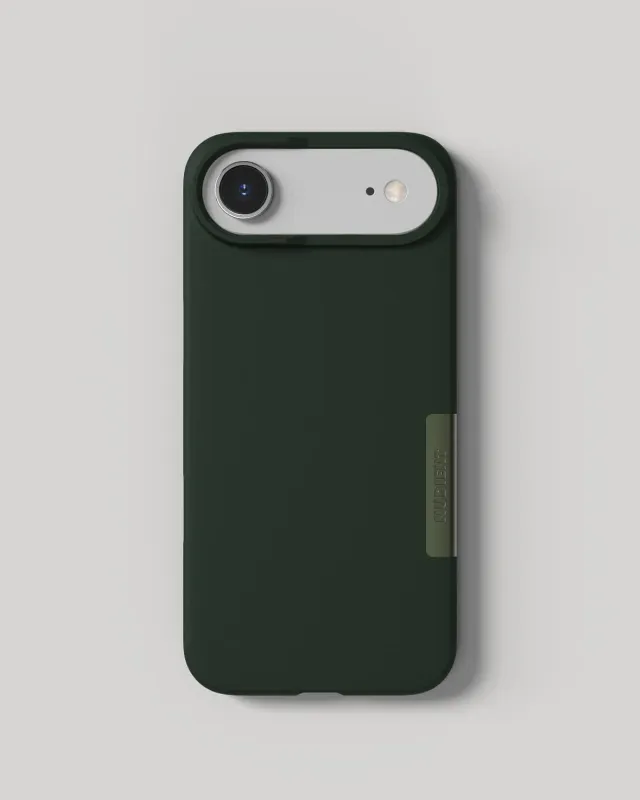Nudient Thin Case iPhone Air cover verde MagSafe