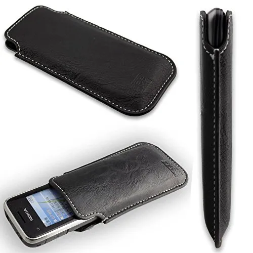 caseroxx Business-Line borsello Nokia C2-00 nero pelle