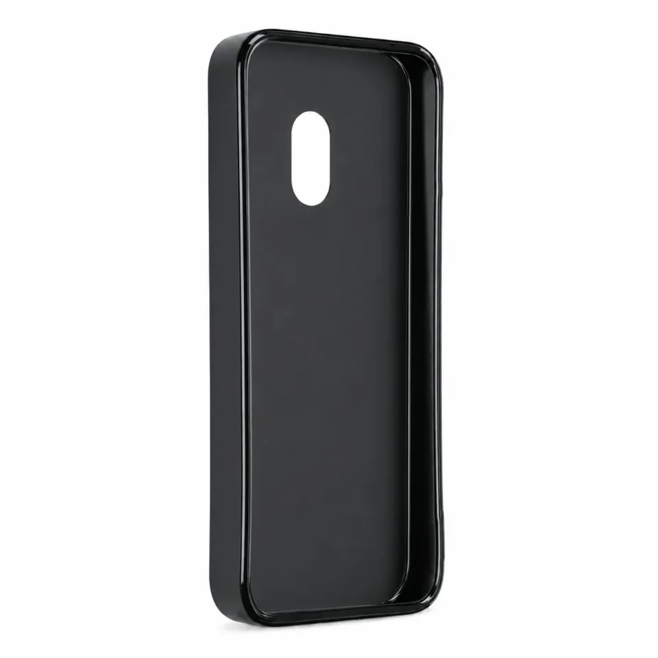 caseroxx per Nokia 235 215 220 4G cover TPU nera 2024