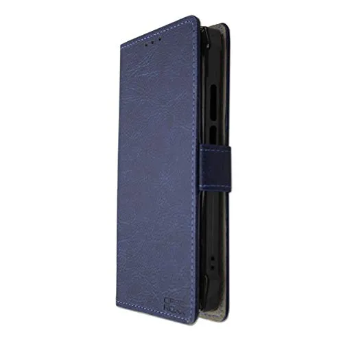 caseroxx Bookstyle custodia Doogee S55 azzurra antiurto
