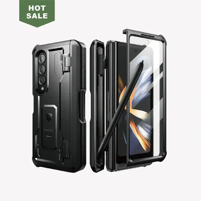Dexnor Galaxy Z Fold 4 cover nera con cerniera