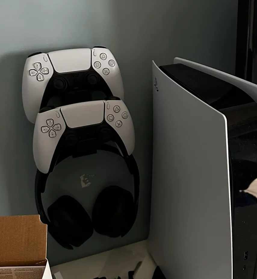 MoKo Supporto Controller Cuffie Nero Alluminio 3 in 1