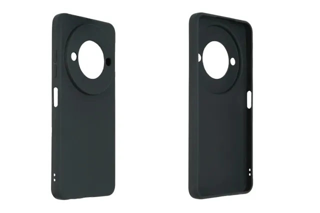 caseroxx TPU Custodia Nubia Focus 5G nera antiurto