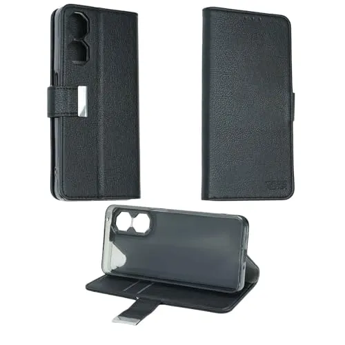 caseroxx Bookstyle custodia a libro Nubia Neo 2 5G nera carte