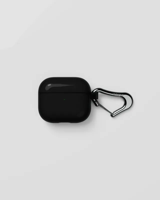 Nudient Form custodia AirPods con moschettone