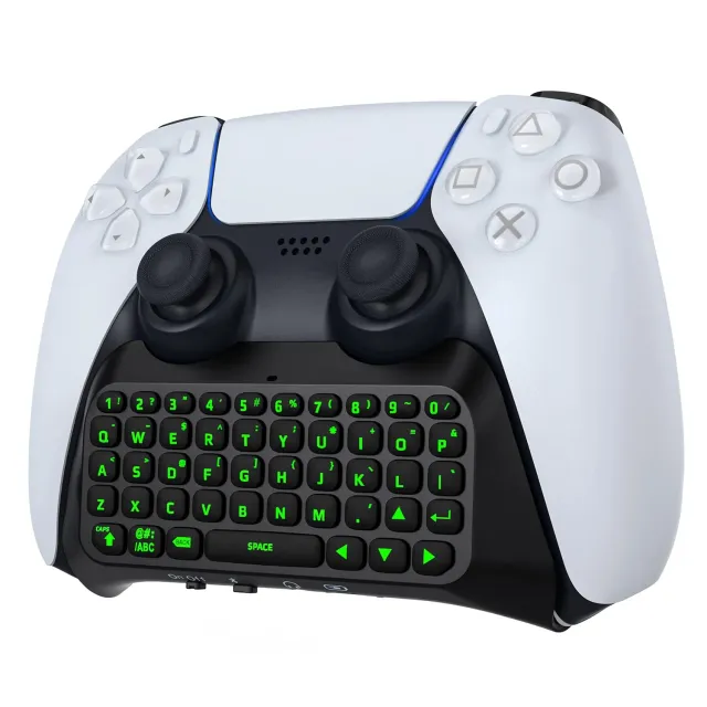 MoKo Tastiera Wireless Controller PS5 47 Tasti nero retroilluminata