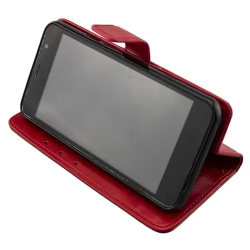 caseroxx Bookstyle Access 50 custodia portafoglio rossa