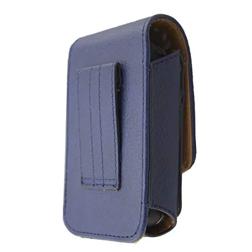 caseroxx Outdoor Panasonic KX-TU339 borsello azzurro pelle