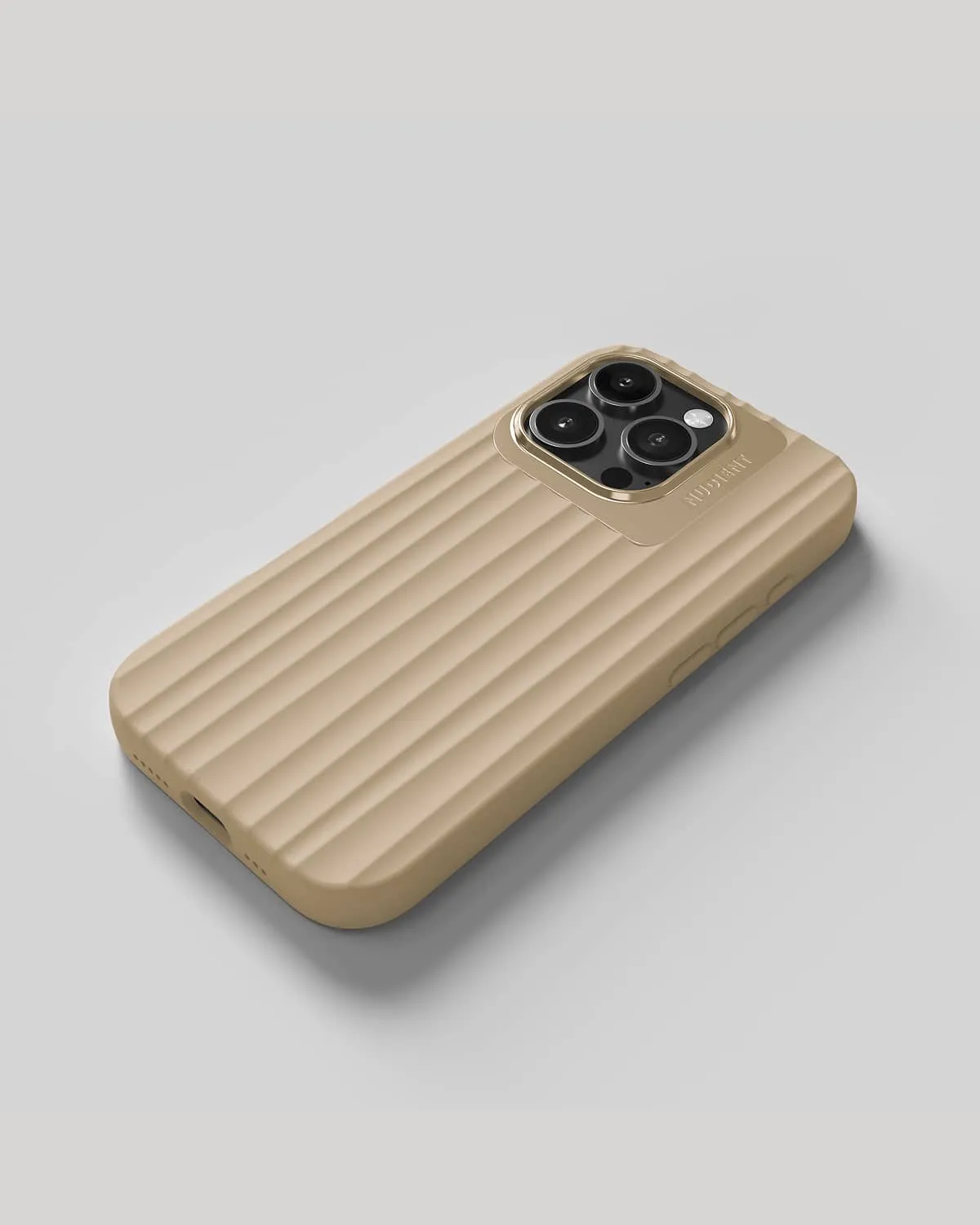 Nudient Bold Case cover iPhone 16 Pro Wool Beige MagSafe