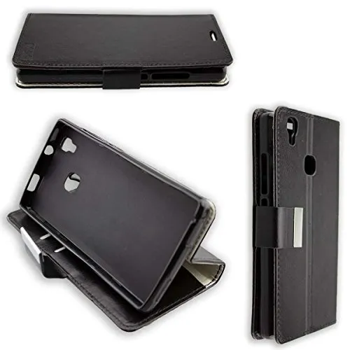 caseroxx Bookstyle custodia Doogee X5 Max Pro nero portafoglio