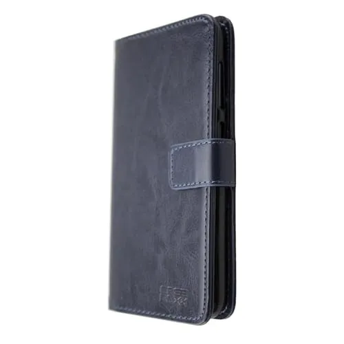 caseroxx Bookstyle Gigaset GS185 custodia azzurra portafoglio
