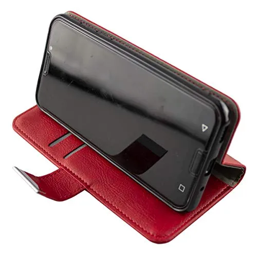 caseroxx Bookstyle Emporia Smart 3 Custodia Portafoglio Rossa