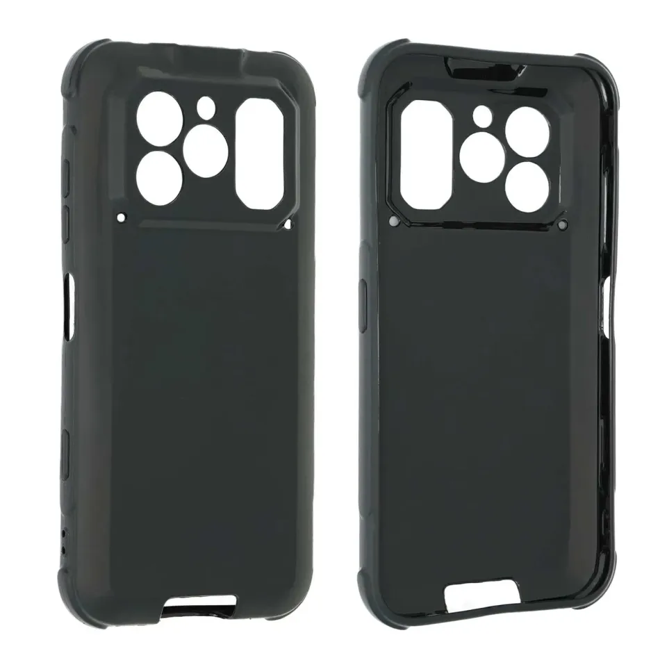 caseroxx RugOne Xever 8 Pro cover TPU nera antiscivolo