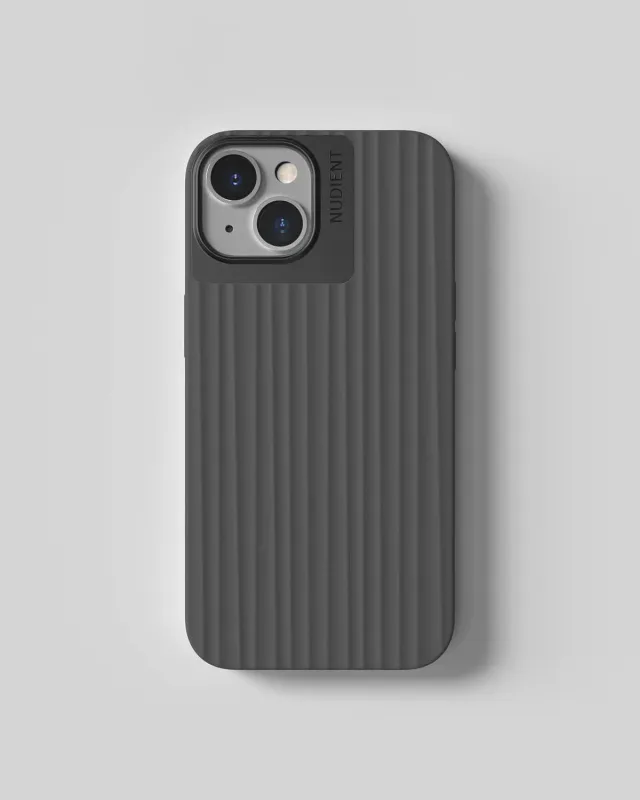 Nudient Bold Case cover iPhone 13 Basalt Grey senza MagSafe