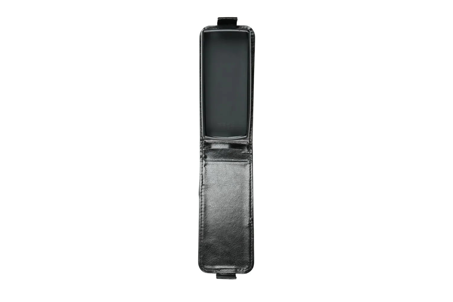 caseroxx Flip Cover Nokia 105 2023 nera pelle