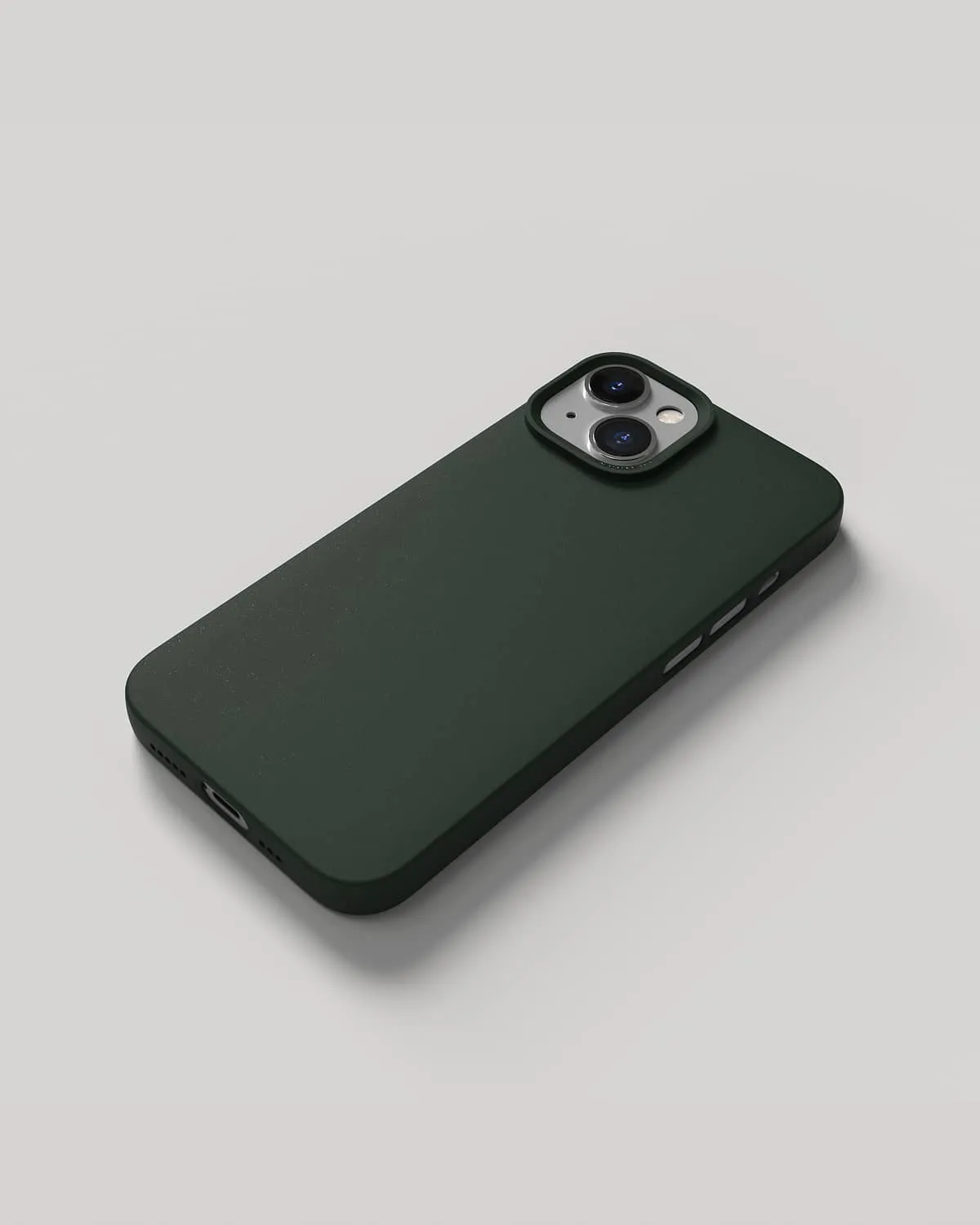 Nudient Thin Case iPhone 14 cover verde MagSafe