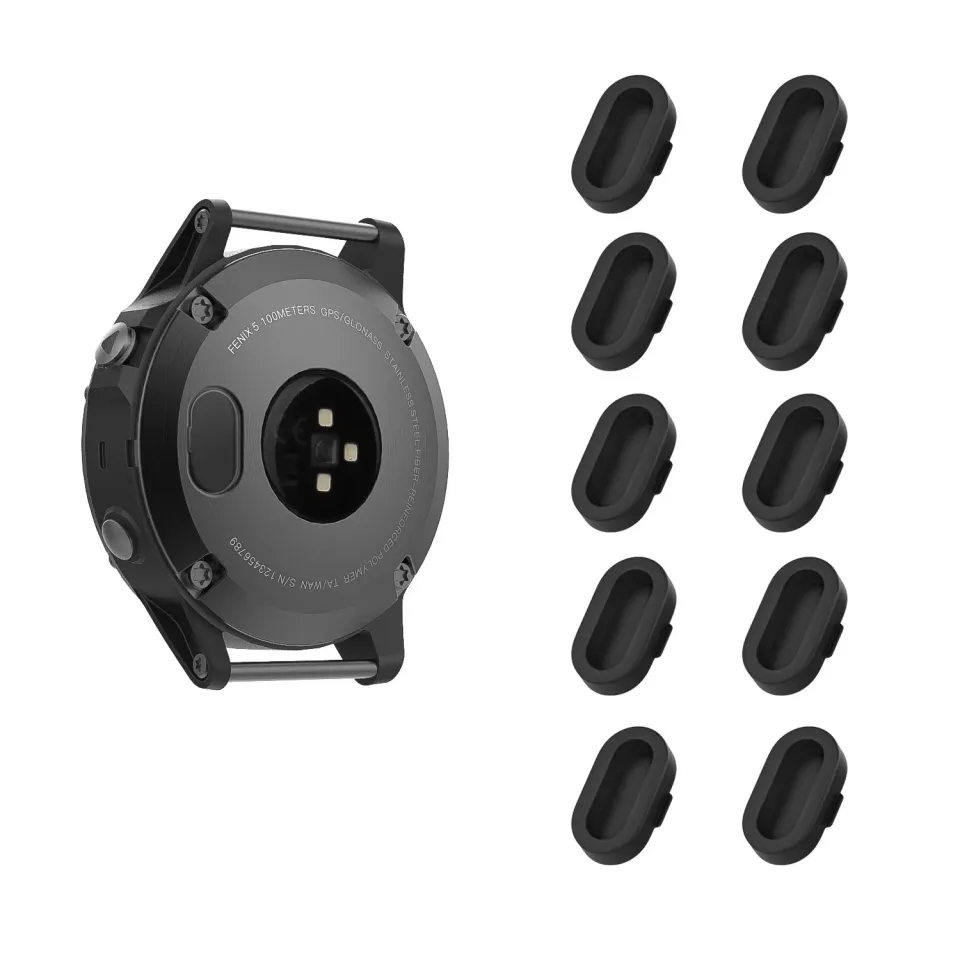 MoKo tappi antipolvere Garmin neri 10 pezzi silicone