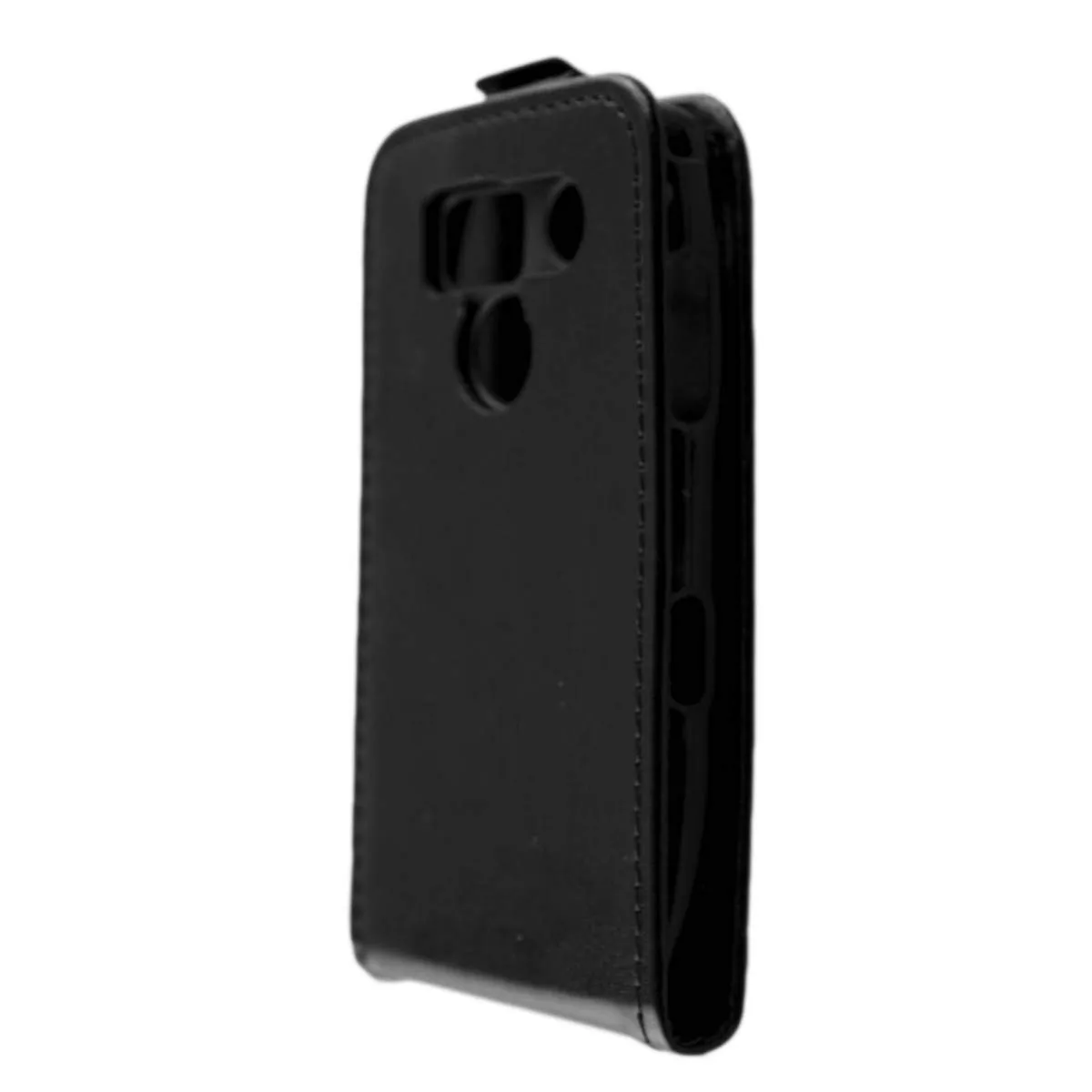 caseroxx C1 C1+ flip cover nera chiusura magnetica