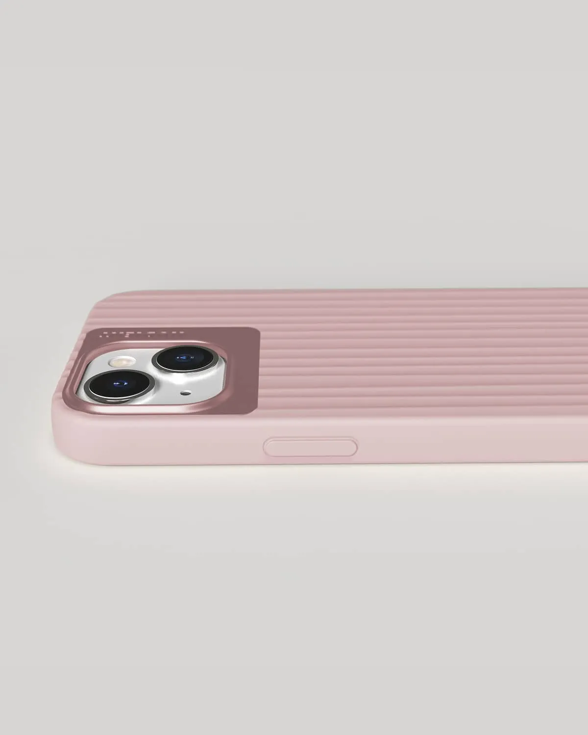 Nudient Bold Case cover iPhone 15 Dusk Pink con MagSafe
