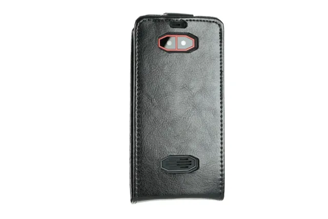 caseroxx Crosscall Spider-X5 flip cover nera magnetica
