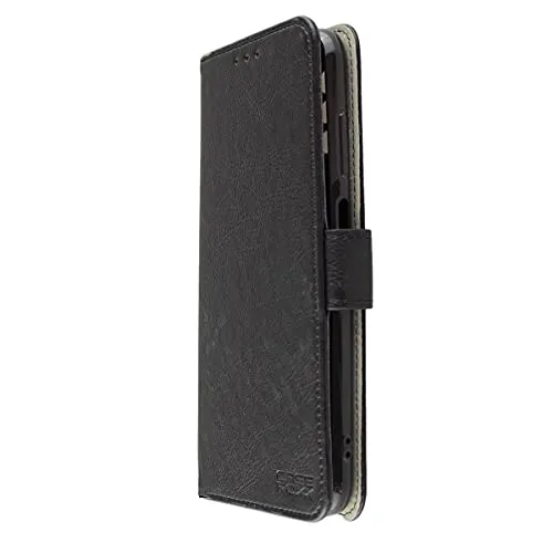 caseroxx Blackview A90 cover portafoglio nera carte stand