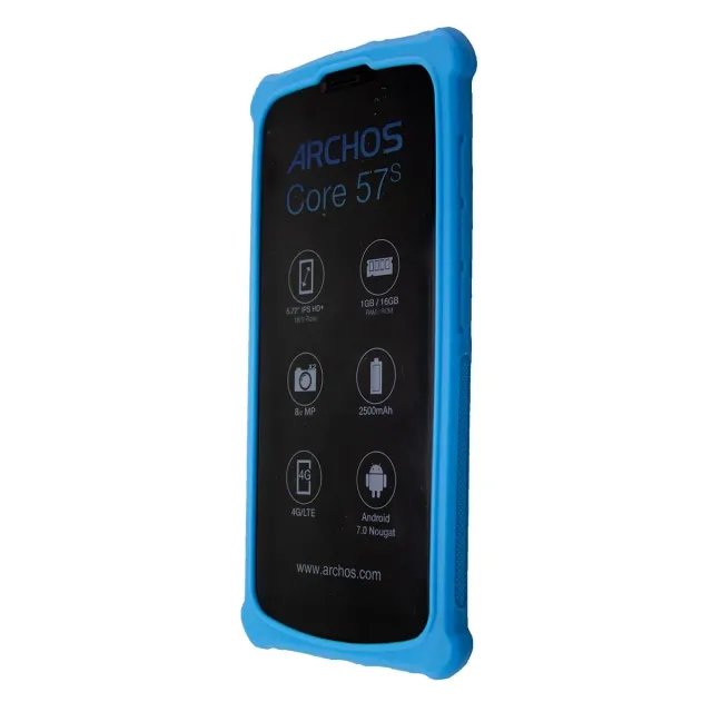 caseroxx TPU custodia Archos Core 57s azzurro antiurto