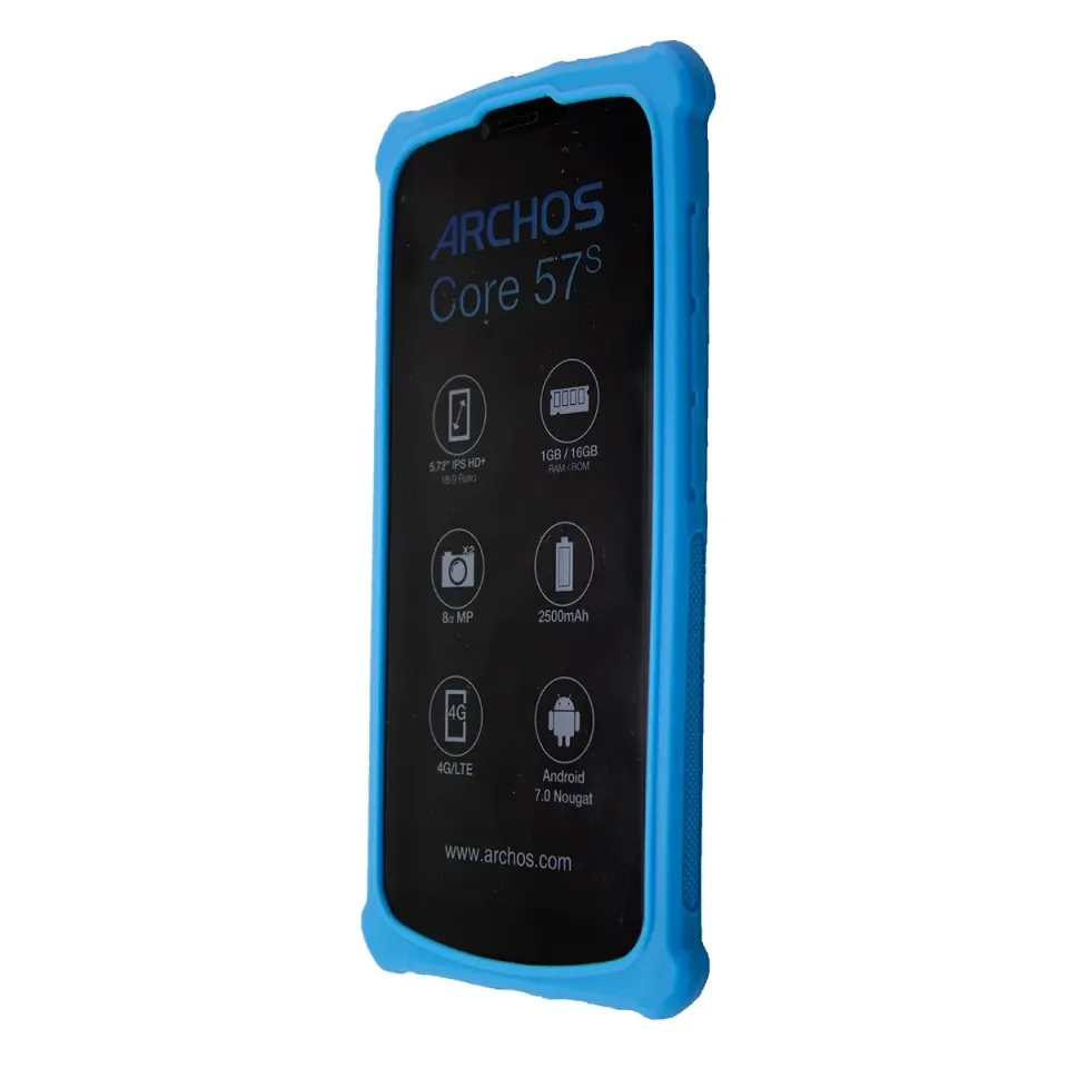 caseroxx TPU custodia Archos Core 57s azzurro antiurto