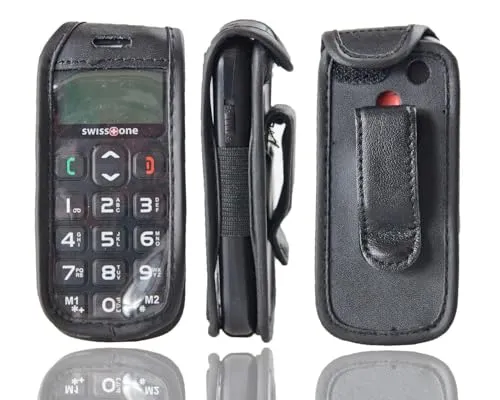 caseroxx custodia con clip TTFone Jupiter 2 pelle nera