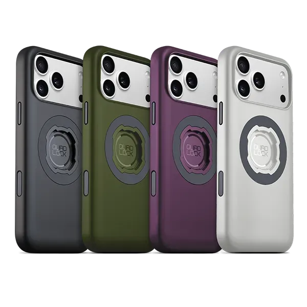 Quad Lock MAG iPhone 18 Pro custodia nera sottile