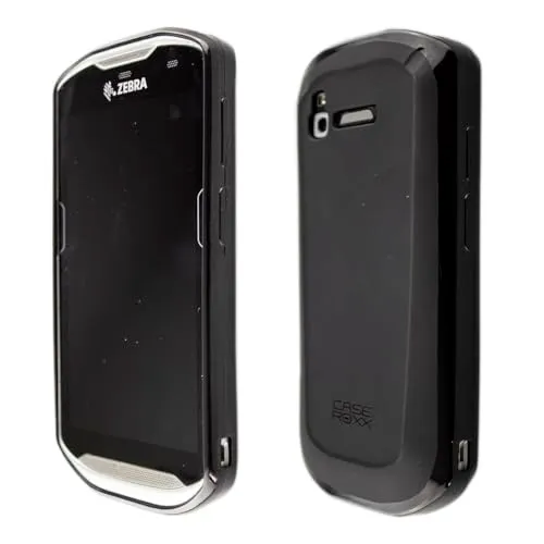 caseroxx Zebra TC52x TC57x custodia protettiva nera TPU