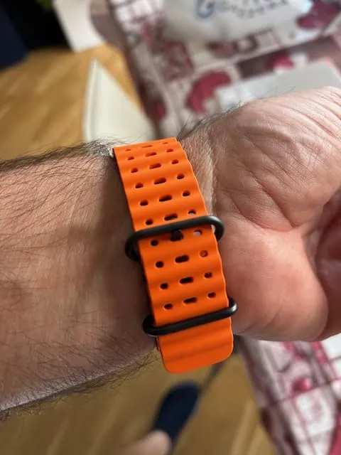 MoKo Ocean Apple Watch 49mm cinturino nero impermeabile