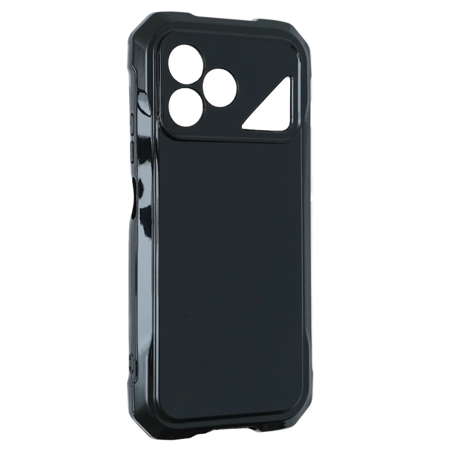 caseroxx TPU custodia Cubot KingKong Dura nero rugged
