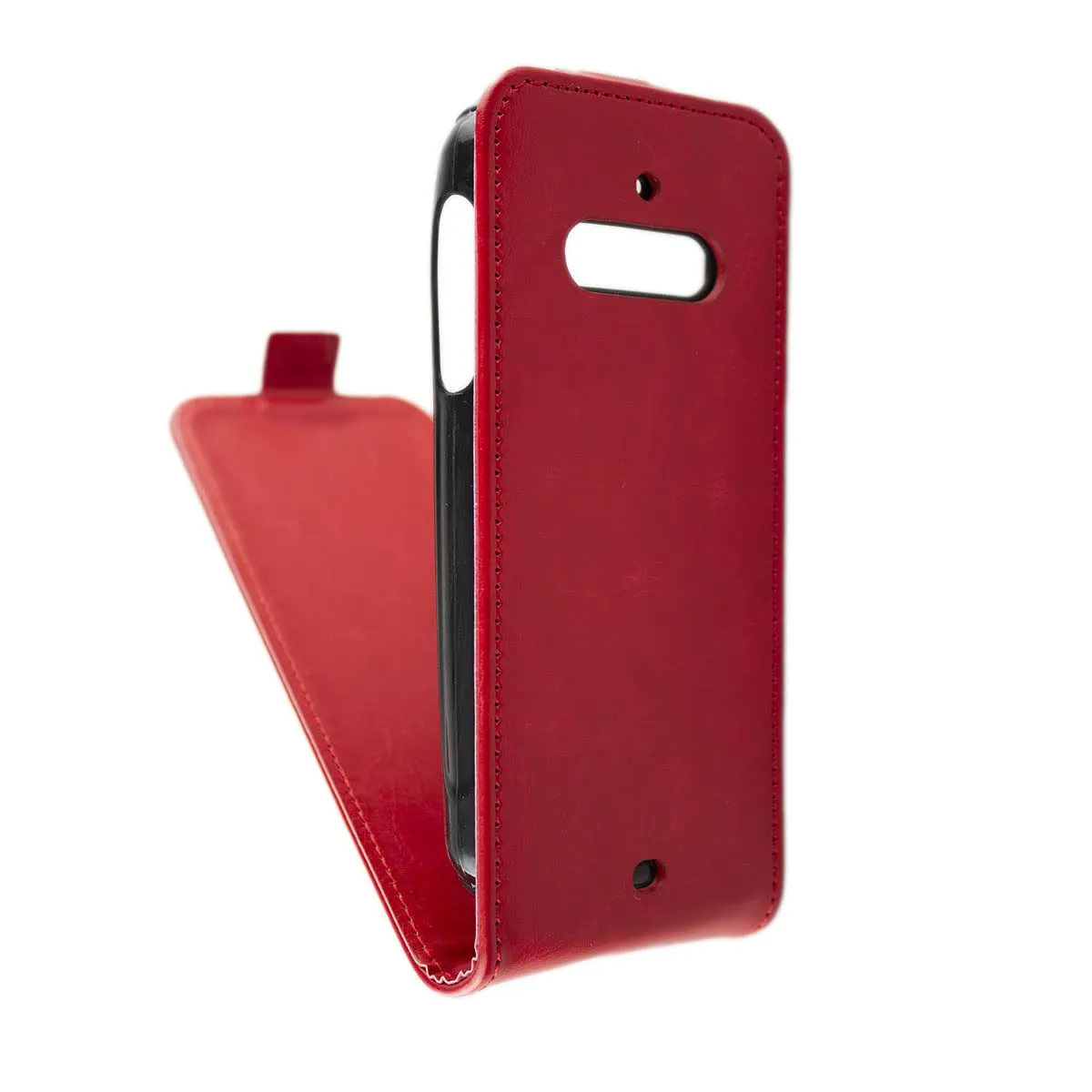 caseroxx Flip Cover Cat B40 custodia rossa magnetica