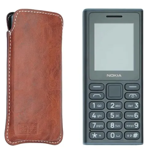 caseroxx Business-Line Nokia 105 DS 2024 custodia marrone