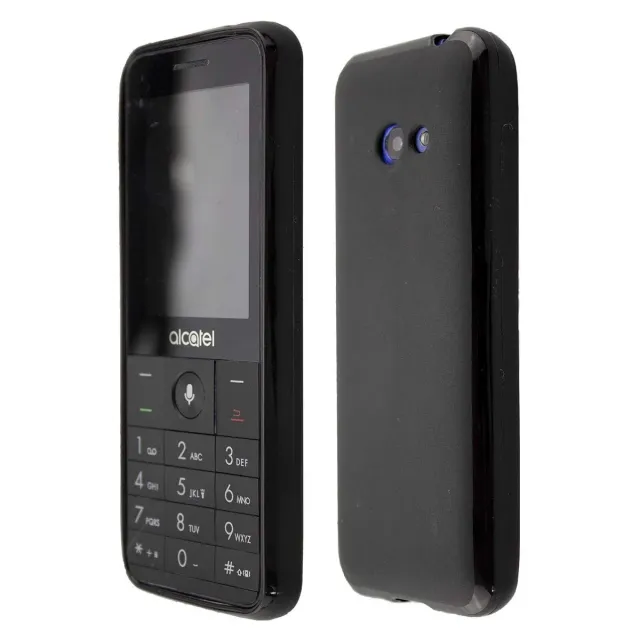 caseroxx TPU Custodia per Alcatel 3088/3088X nero antiurto