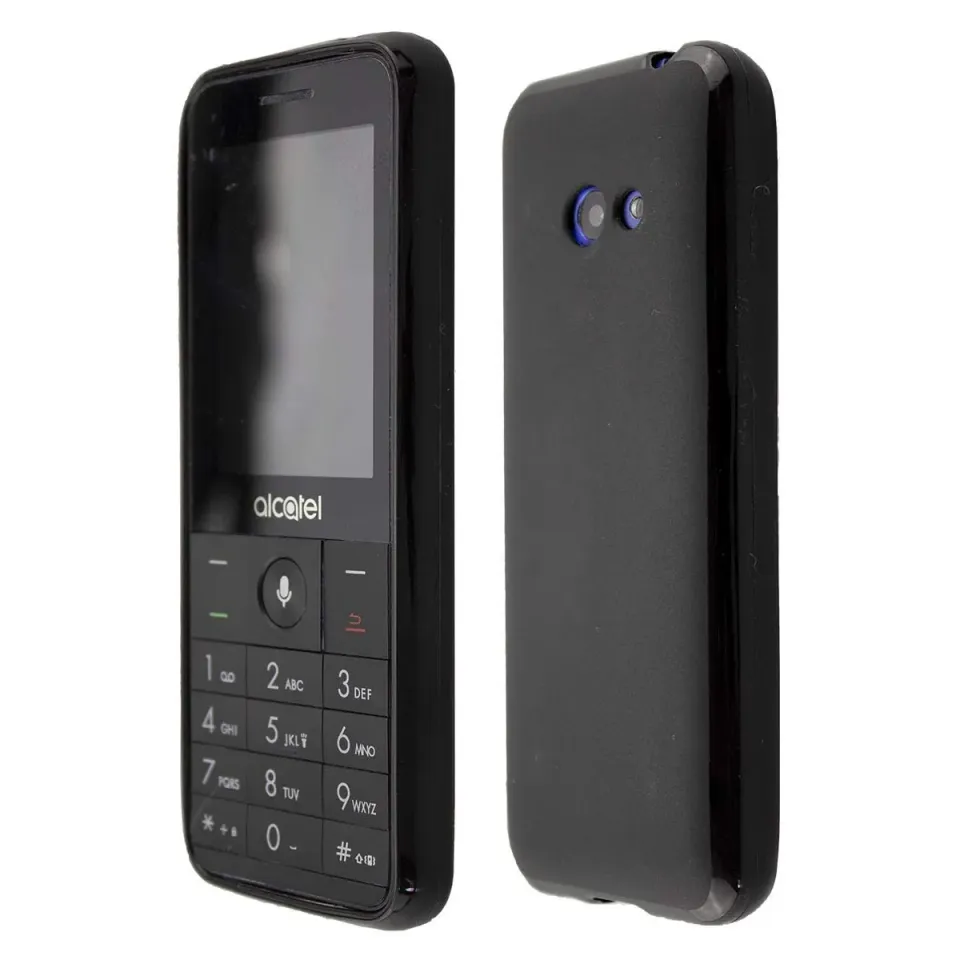 caseroxx TPU Custodia per Alcatel 3088/3088X nero antiurto