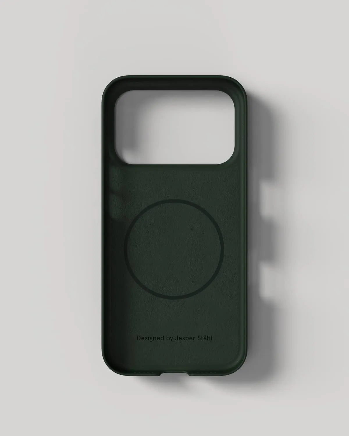 Nudient Thin Case iPhone 18 Pro cover verde sottile MagSafe