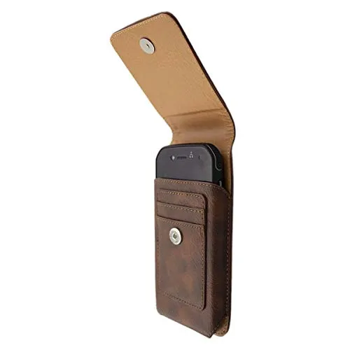 caseroxx Outdoor custodia Cat S42 marrone con clip cintura