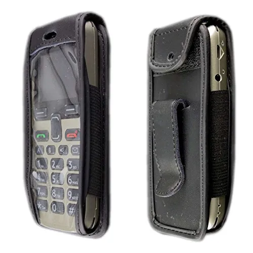 caseroxx Doro 5030 5031 custodia cintura pelle nera
